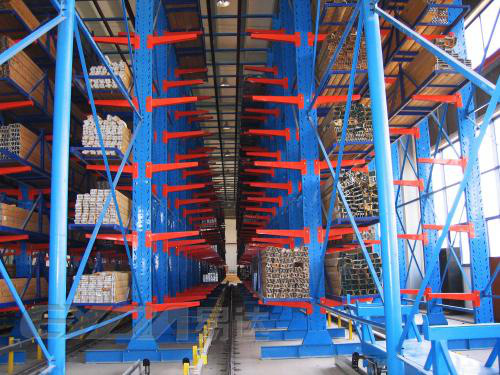 深圳橫崗鋼材廠倉庫訂做懸臂貨架